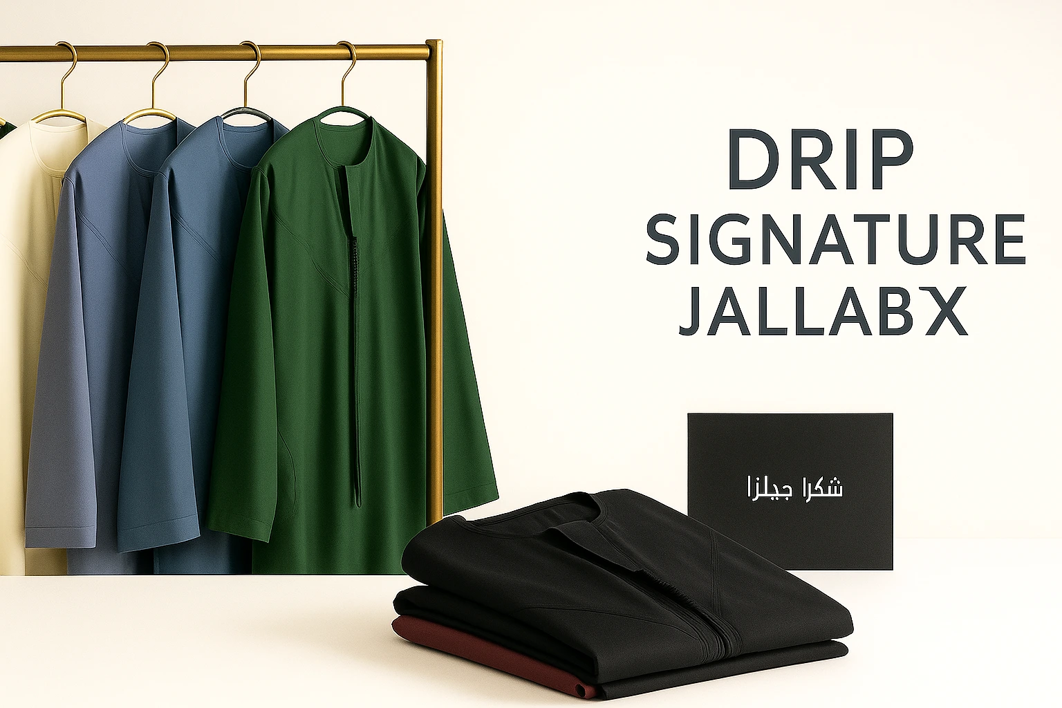 Elegant Jallabiya Display